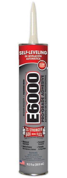 E6000 Glue Clear Medium Viscosity 10.2 oz Cartridge #232021