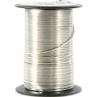 Bead/Craft Wire 28 gauge Silver 25 yds per spool #2495-218