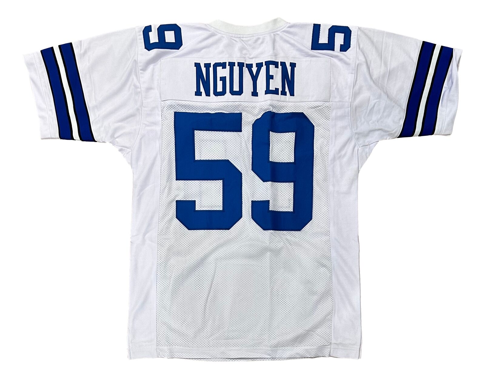 Dat Nguyen Custom White Pro-Style Football Jersey