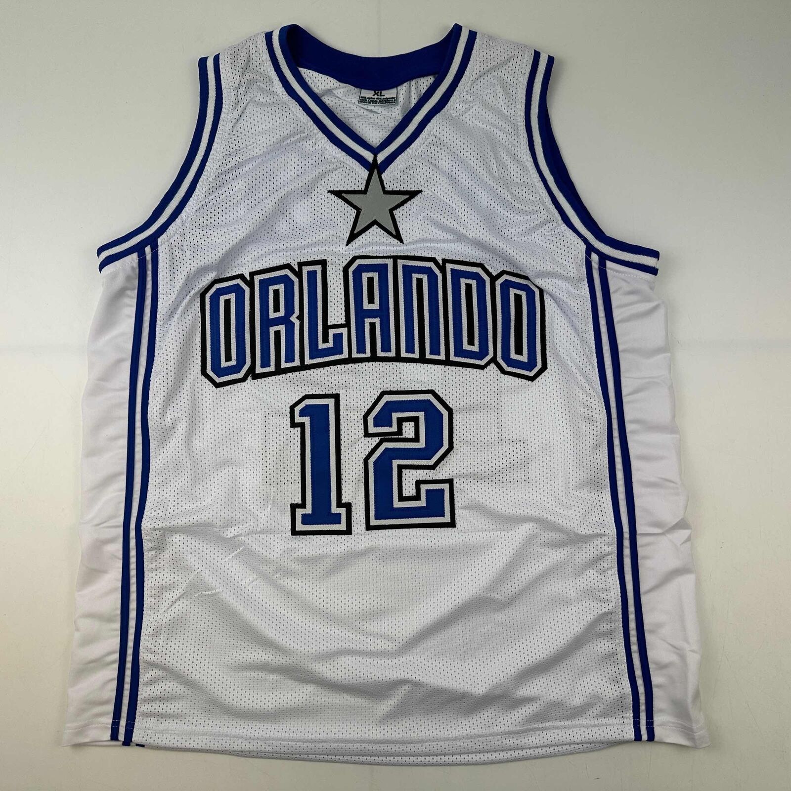 Autographed/Signed Dwight Howard Orlando White Basketball Jersey JSA COA