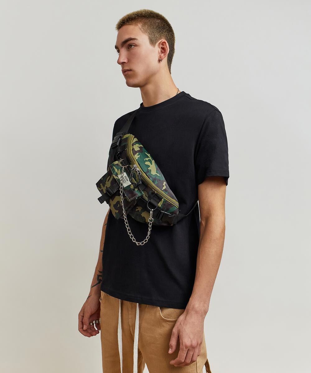 Reason Clothing Chain Sling Bag (Wood Camo)