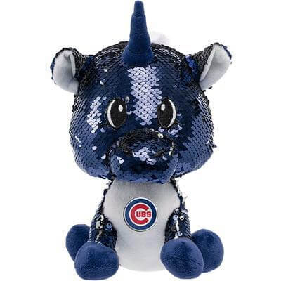 FOCO Chicago Cubs 9' Sequin Unicorn Plush Toy