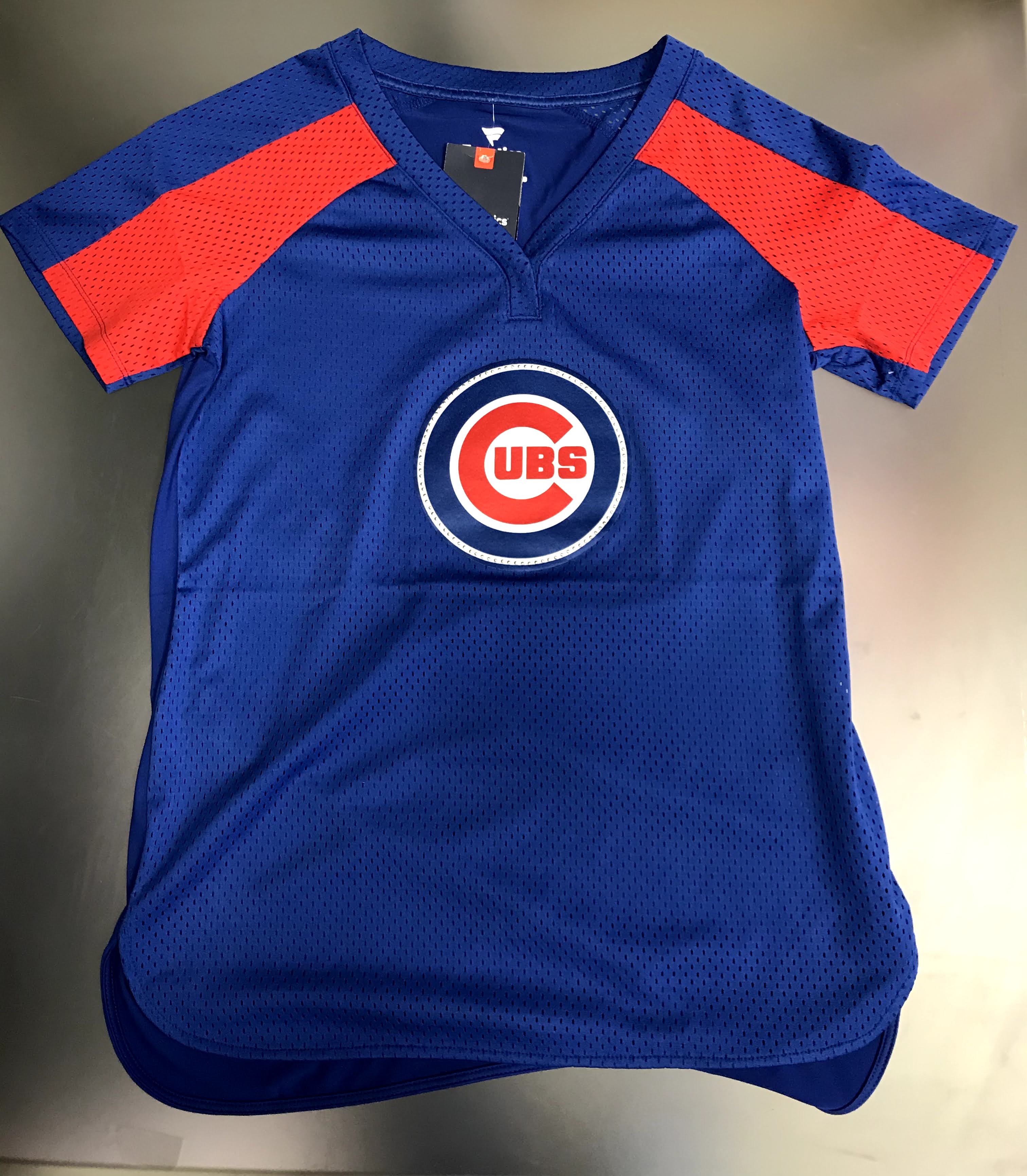Chicago Cubs MLB Women  Fanatics Jersey Mesh T-shirt