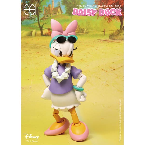 hmf#059 disney daisy duck figure | herocross cartoon toy & gift