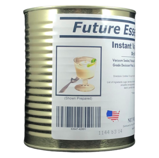 Future Essentials Canned Instant Vanilla Pudding- 28 Servings