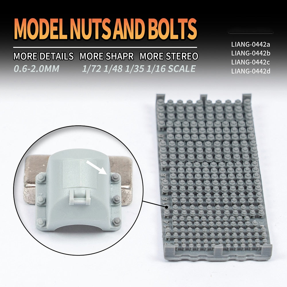 3D-Printed Rivets For Scale Models And Gunplas