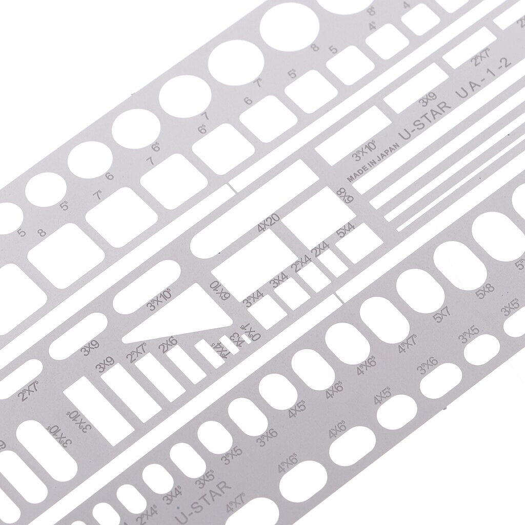 Various Shapes Engraving Template For Gundam And Scale Modeling