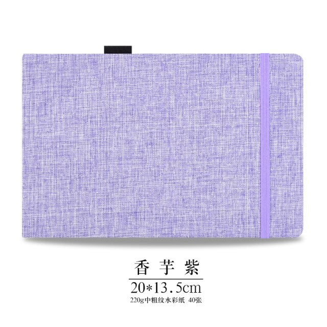 220g/m2 40 Sheets Cotton Sketchbook For Watercolor Painting