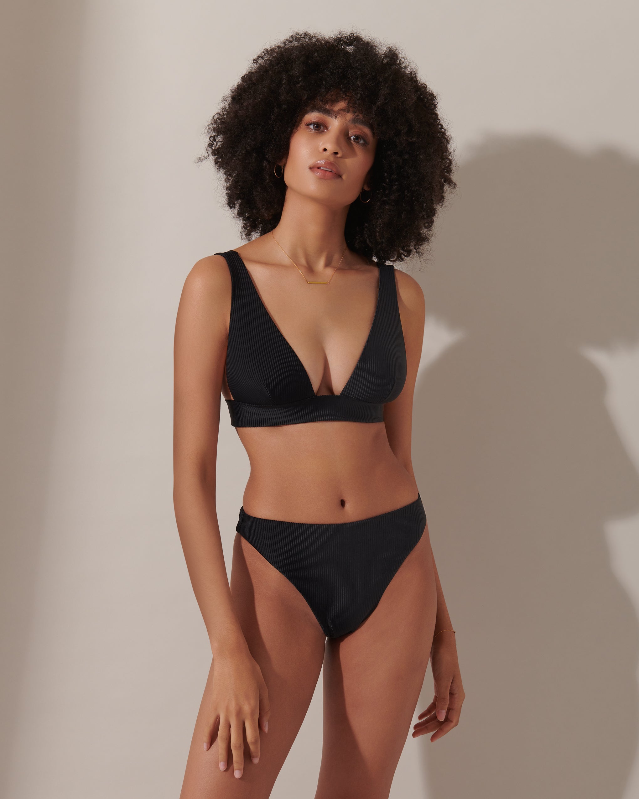 Lucerne High-waist Bikini Brief Black