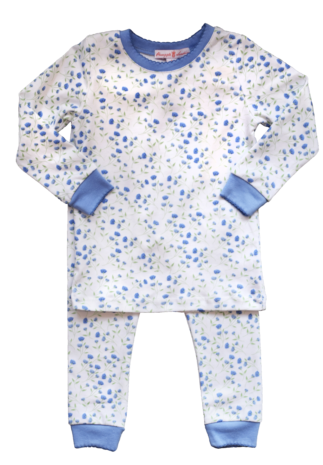 Arabella Blue Floral Pajama Set