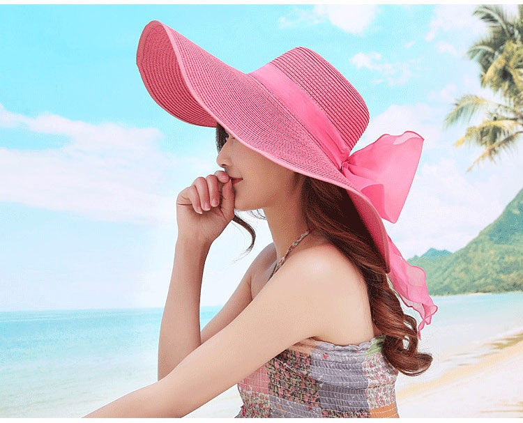 Female Summer Beach Straw Hat