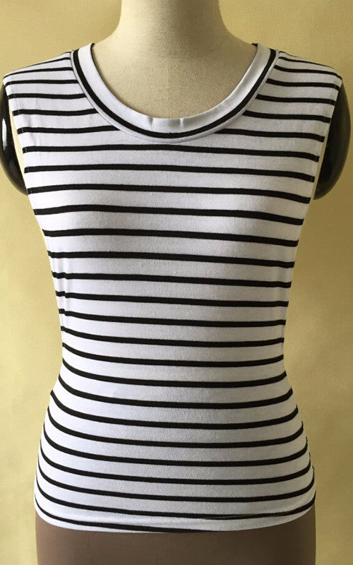 Stylish Women Striped Tank Top