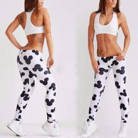 Female Workout Middle Waist Leggings