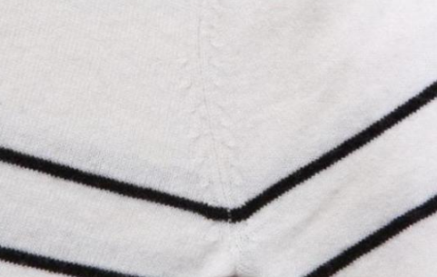 Female Striped Pullover Of Cashmere