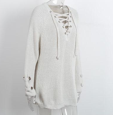 Female Sweater With Lace