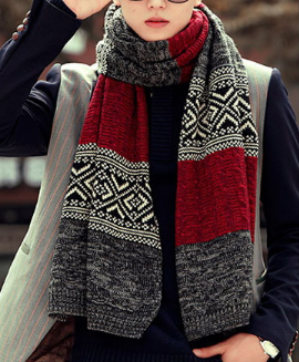 Fashionable Male Warm Scarf