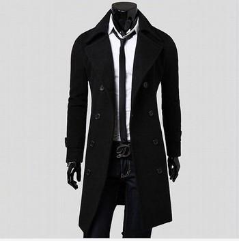 Stylish Long Overcoat Of Cotton