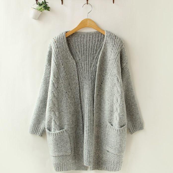Female Knitted Casual Warm Cardigan