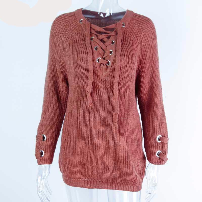Female Sweater With Lace