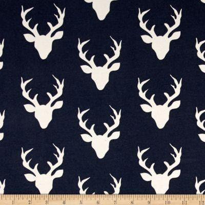 Toddler, Twin, Full, Queen, or King Comforter - Navy Buck Woodland Comforter