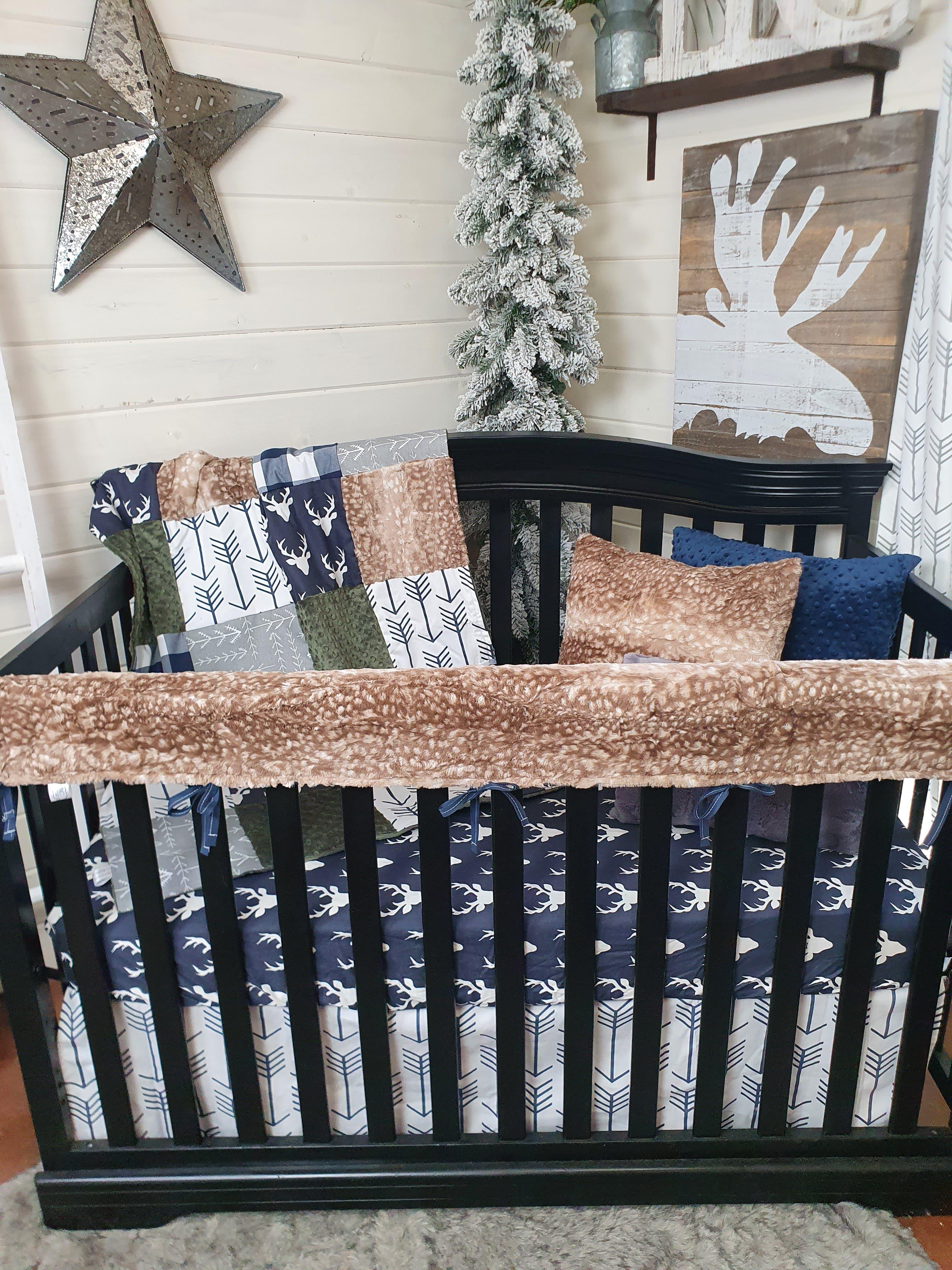 Boy Crib Bedding - Buck Woodland Baby & Toddler Bedding Collection