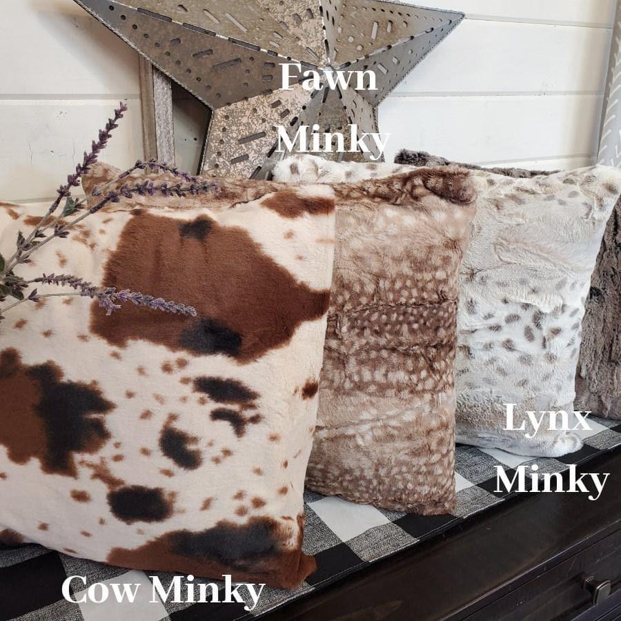 Decorative Pillow Cover - Minky