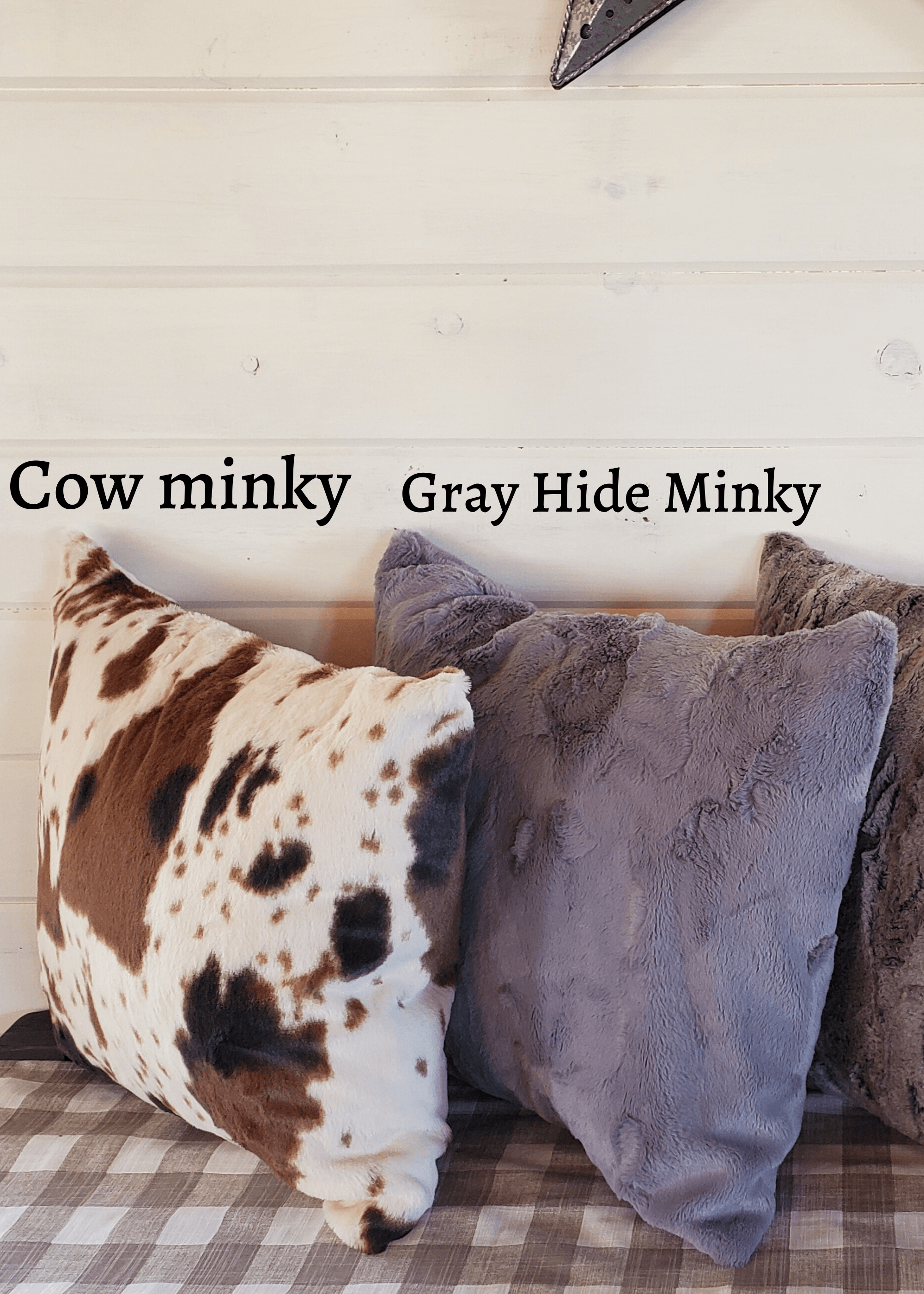 Decorative Pillow Cover - Minky