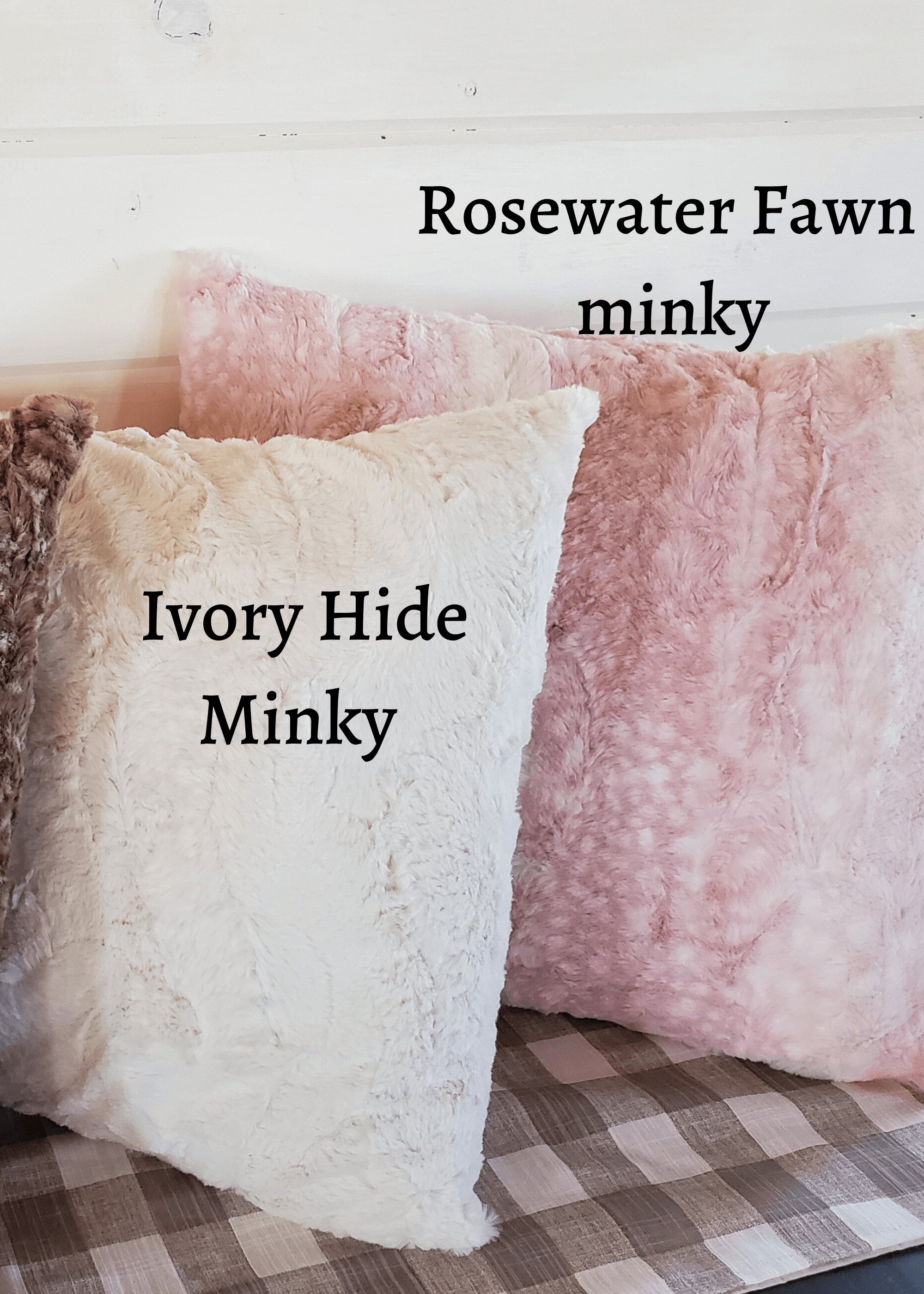 Decorative Pillow Cover - Minky