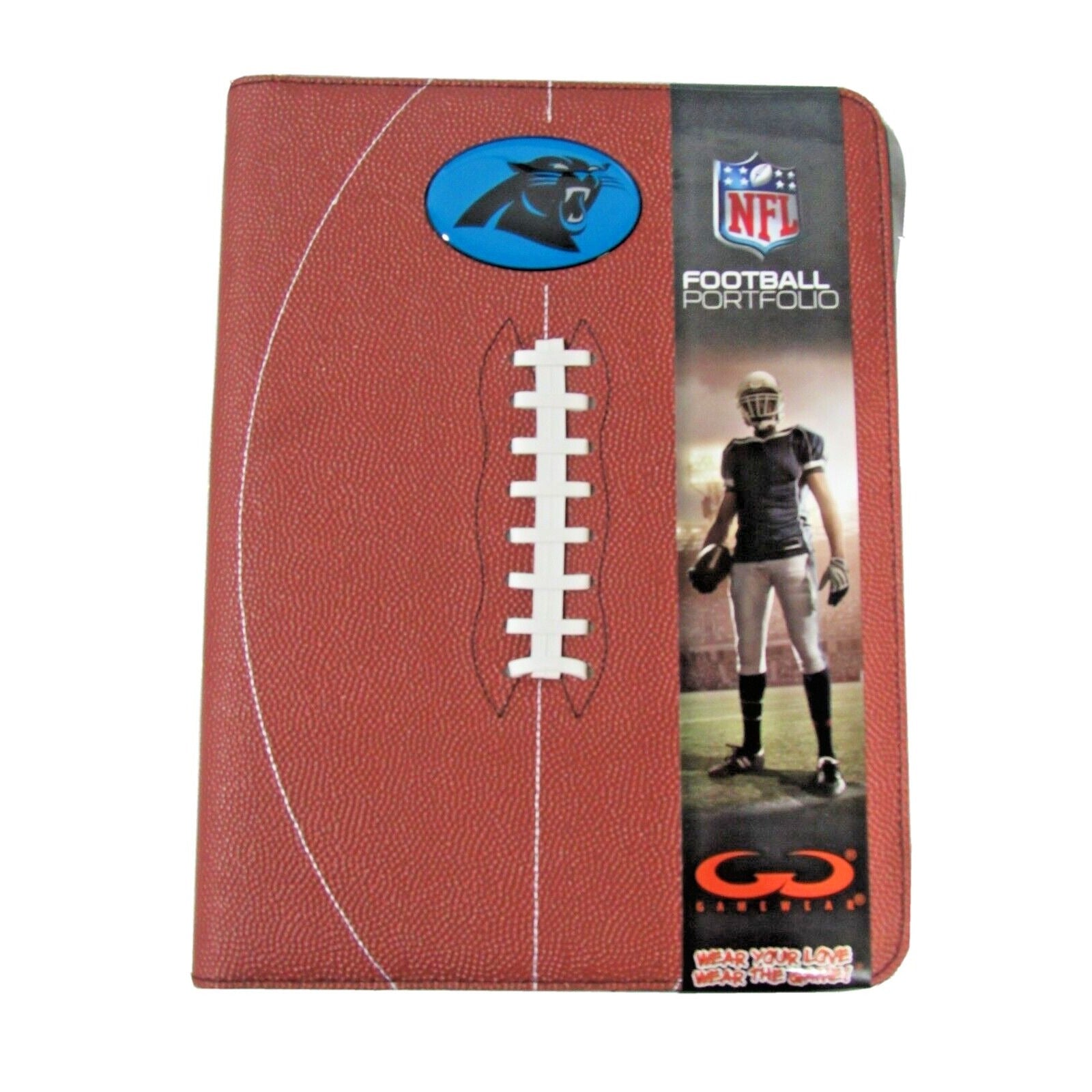 NFL Carolina Panthers Football Portfolio Notebook Football Grain 9.5