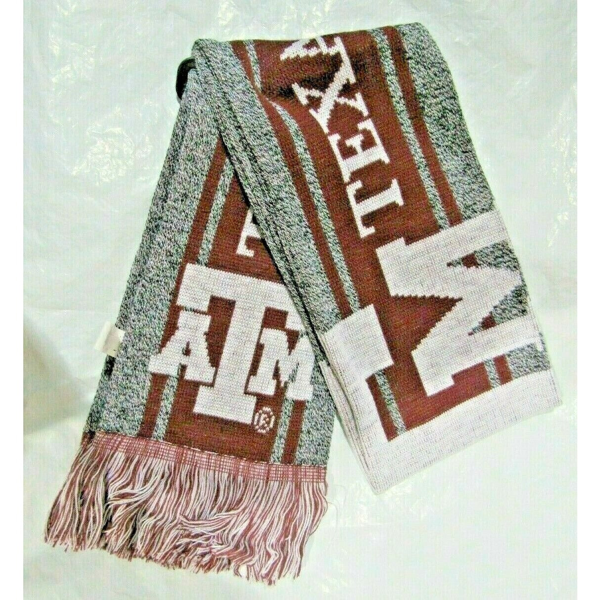 NCAA Texas A&M Aggies 2021 Gray Big Logo Scarf 64