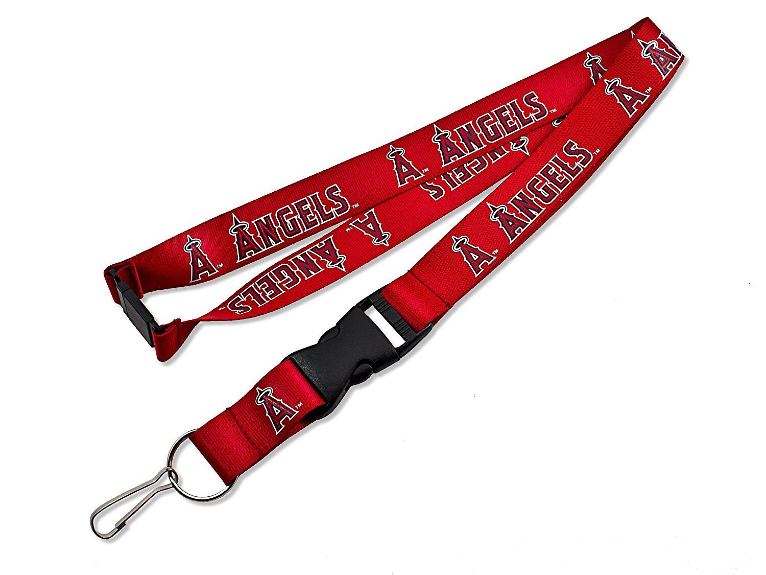 MLB Los Angeles Angels Red Lanyard Detachable Buckle 23