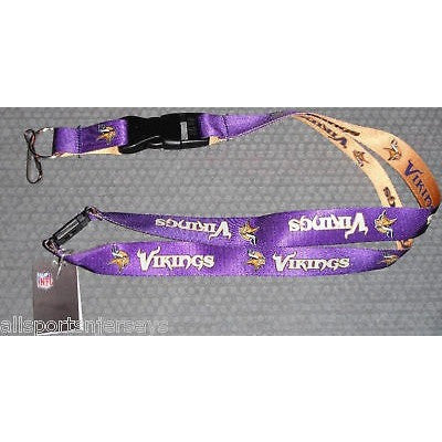 NFL Minnesota Vikings Reversible Lanyard Keychain by AMINCO