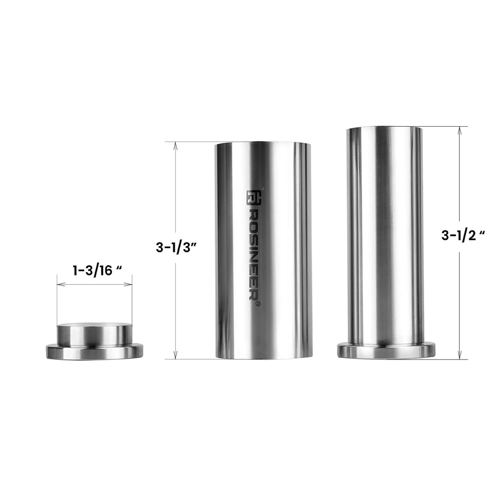 Rosineer Stainless Steel Cylindrical Pre-Press Mold