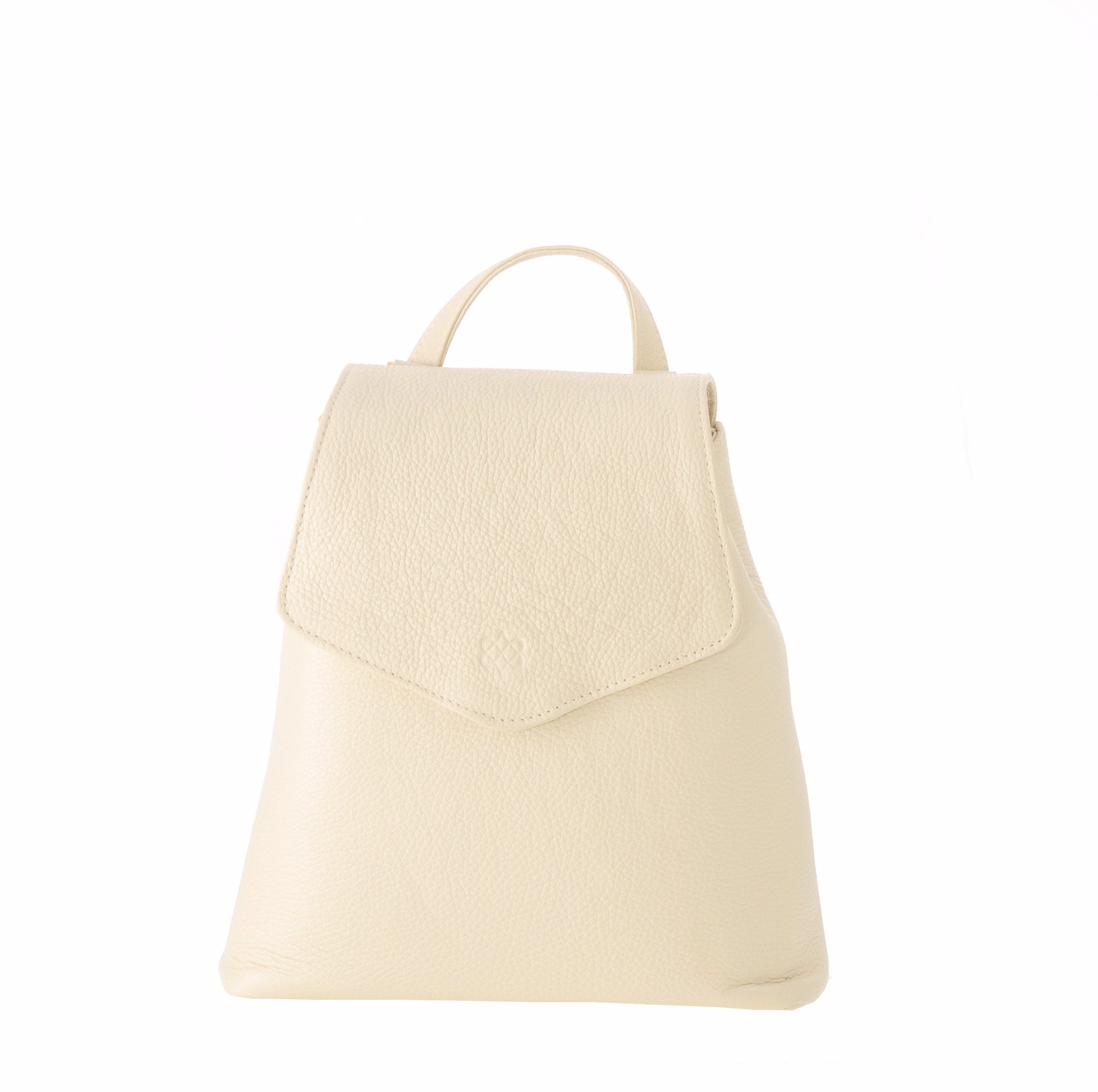 KYLA JOY - Audrey Convertible Leather Backpack