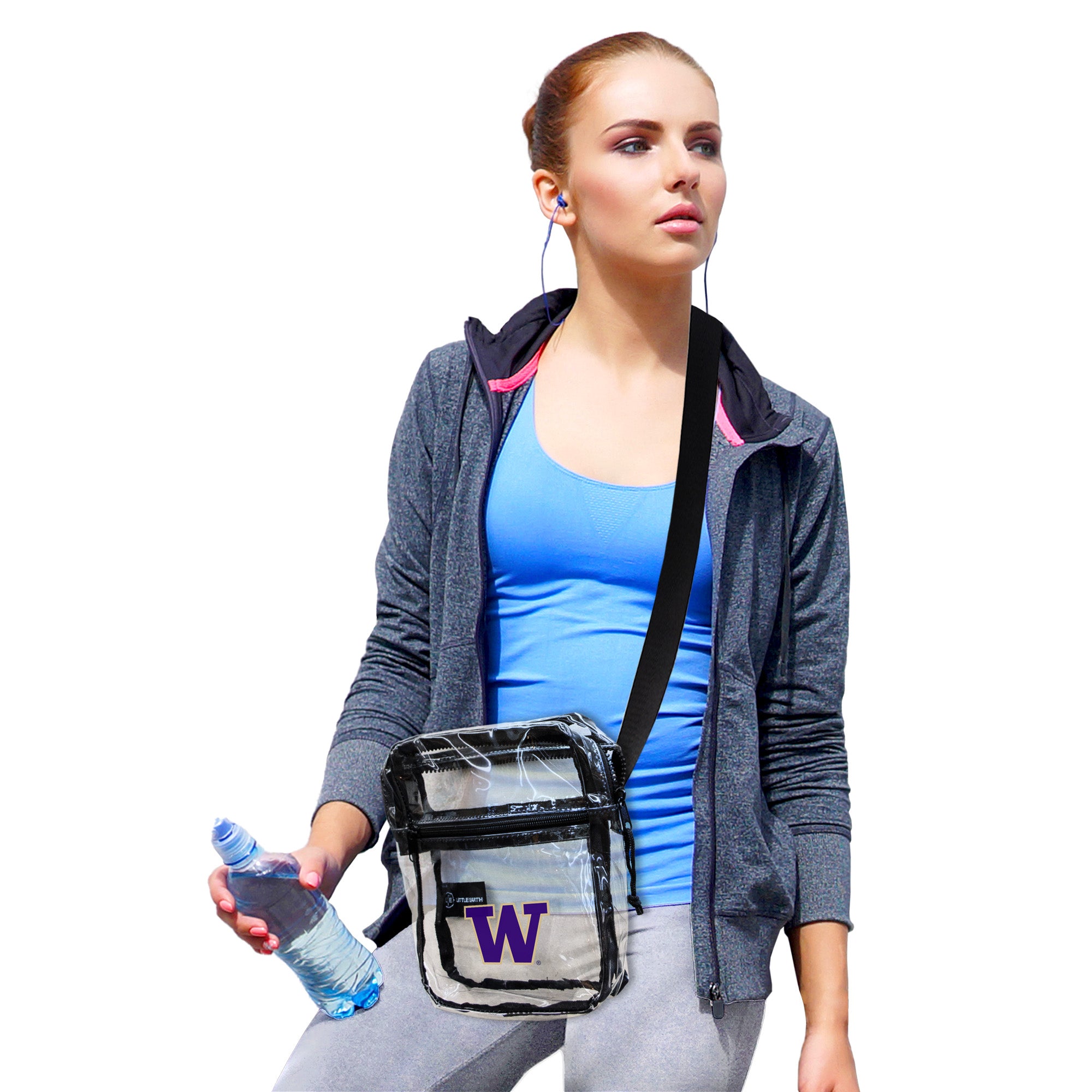 University of Washington Clear Sideline Purse