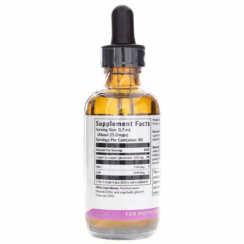 Professional Formulas Copper/Gold/Silver Oligo Drops 84 Oz