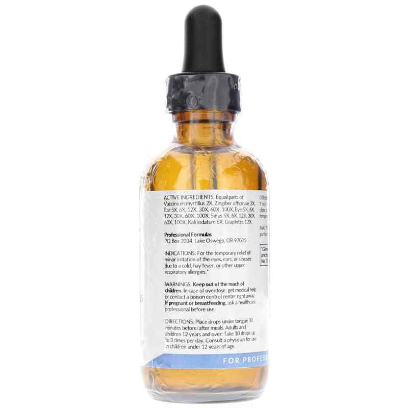 Professional Formulas Ear/Eye/Sinus Drops Sarcode 2.0 Oz