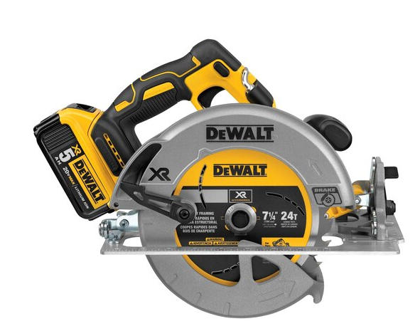 Dewalt DCS570P1 20V MAX* XR? Brushless Cordless 7-1/4 in. Circular Saw Kit