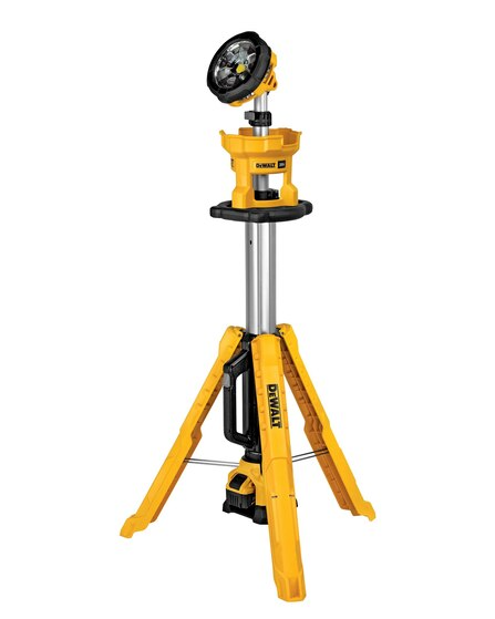 Dewalt DCL079R1 20V MAX* Cordless Tripod Light (Kit)