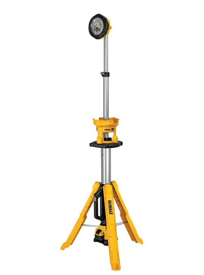 Dewalt DCL079R1 20V MAX* Cordless Tripod Light (Kit)