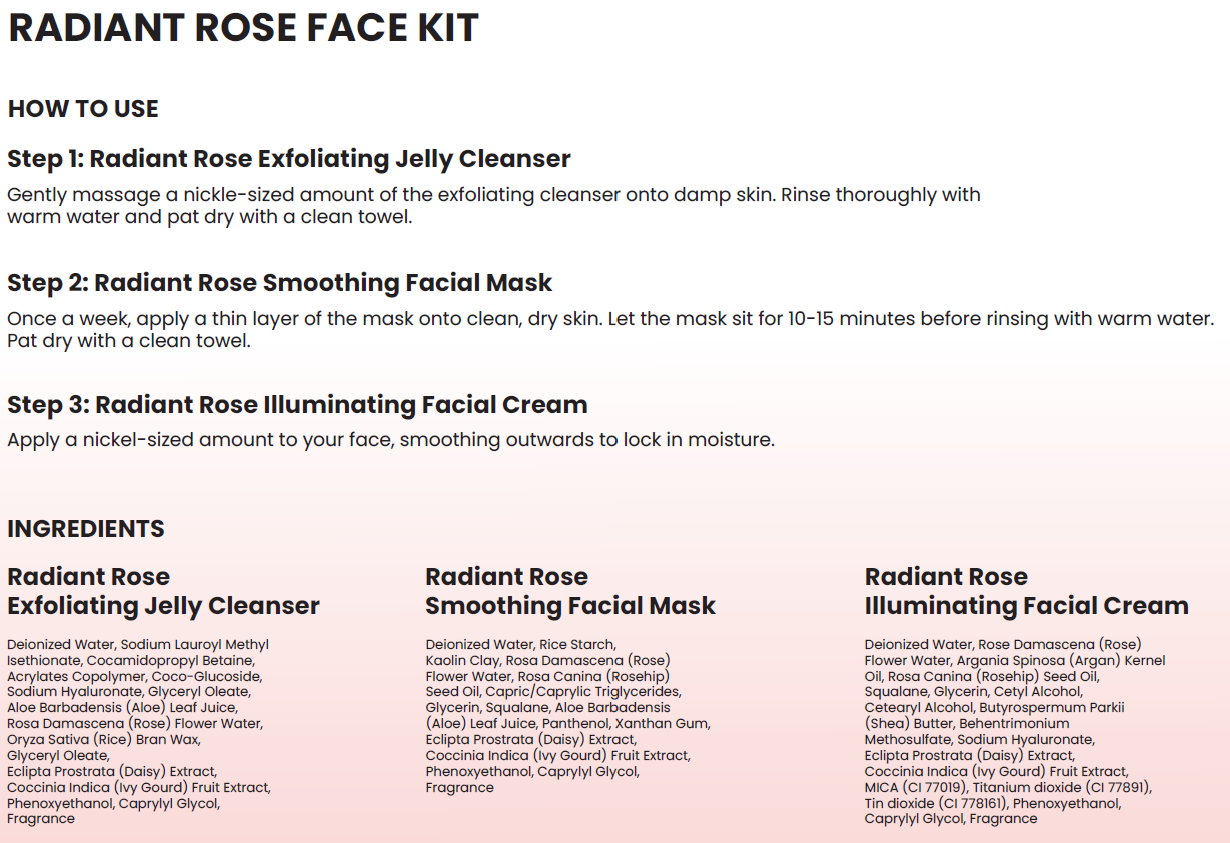 Toning Serum - Radiant Rose