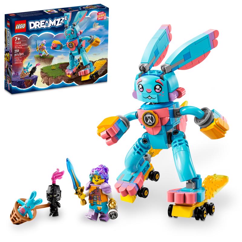LEGO Dreamzzz Izzie and Bunchu Bunny Toy Multicolored 259 pc (Pack of 4)