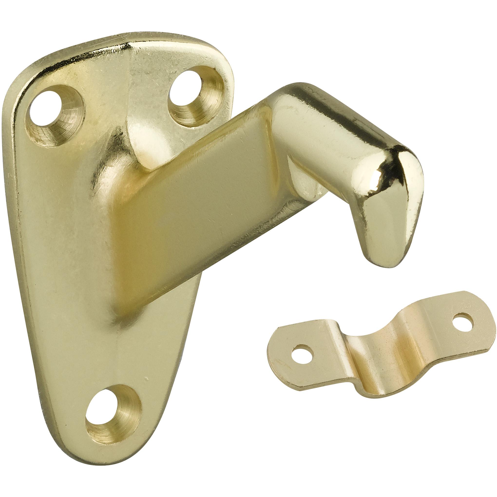 MPB112 Handrail Bracket - Polished Brass