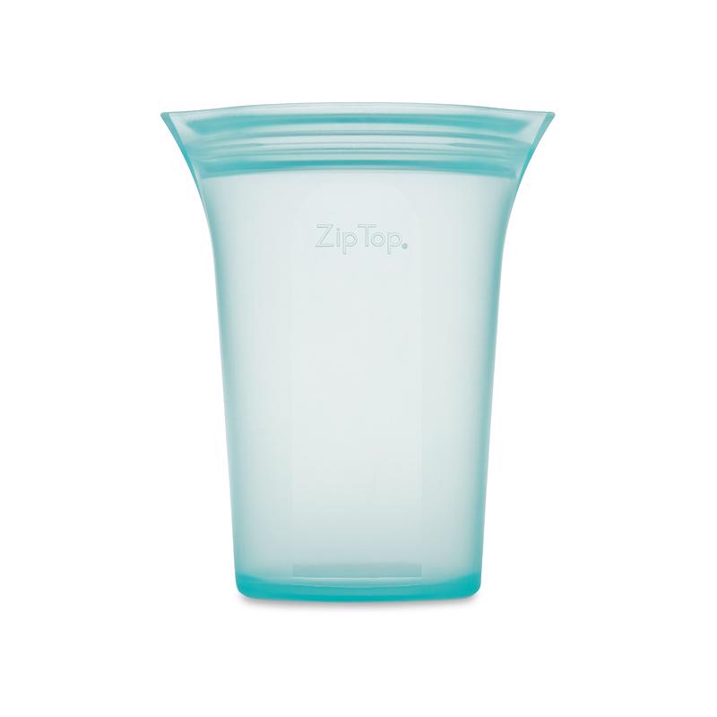 Zip Top 24 oz Teal Storage Cup 1 pk