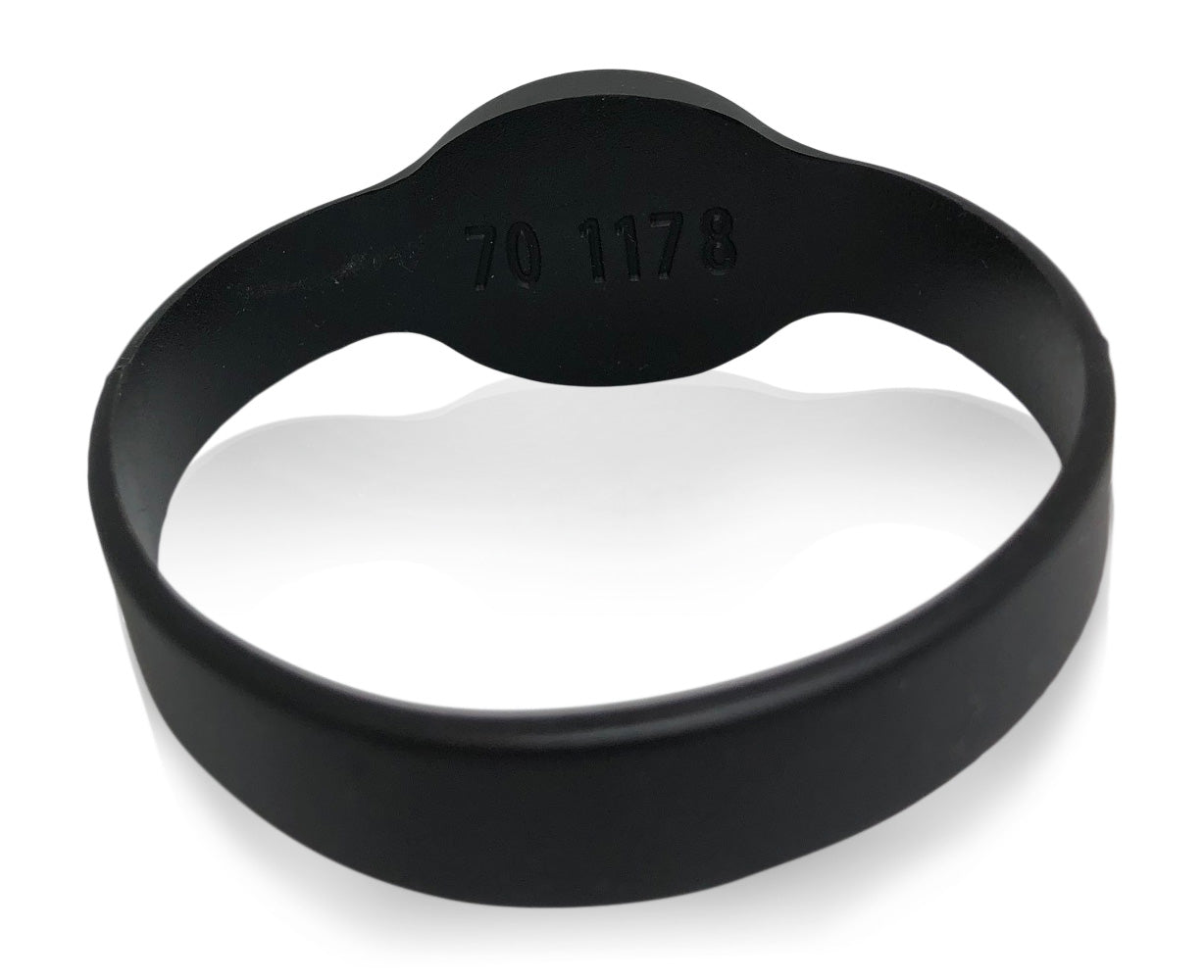 AWID 26, 34, 36, and 50 Bit Format Compatible Black Wristbands