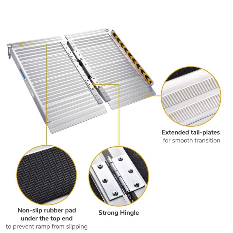 2 Ft Folding Wheelchair Ramp