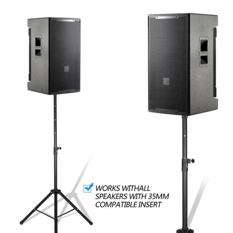 2 Adjustable Tripod Speaker Stands