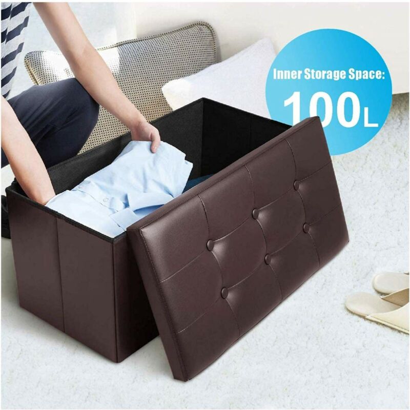 Folding Storage Bench