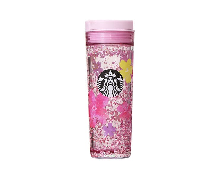 Starbucks Japan Sakura 2024 Pink Glitter Tumbler