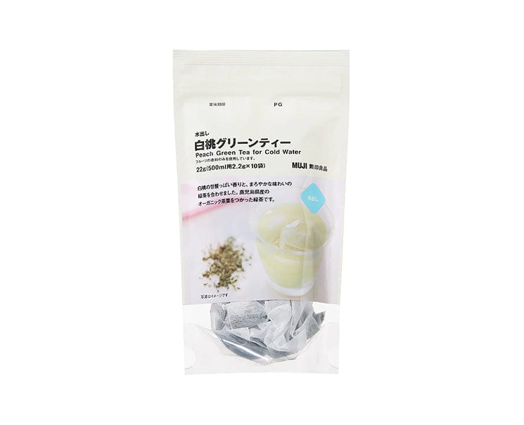Muji Iced Peach Green Tea (10 Tea Bags)